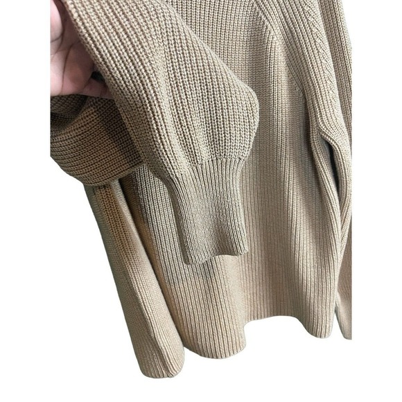 Jessica Simpson Ribbed Sweater Women's XXL Knit Tan Brown Crewneck - Picture 6 of 8